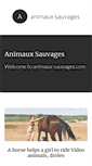 Mobile Screenshot of animaux-sauvages.com